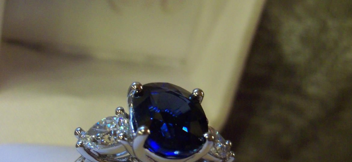 Sapphire and Diamond Ring